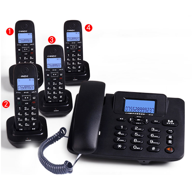 Home Office Call Center - جهاز استقبال لاسلكي 2.4 جيجاهرتز مع