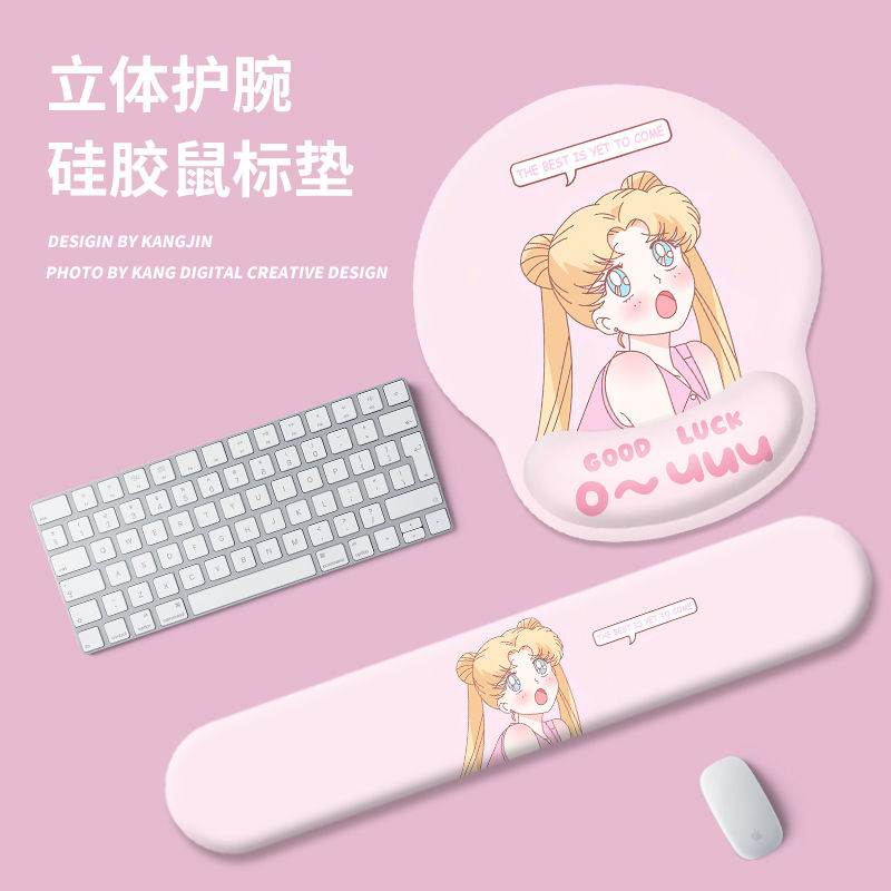 Wrist Rest Pad - لوحة ماوس مكتب بحار القمر لطيف