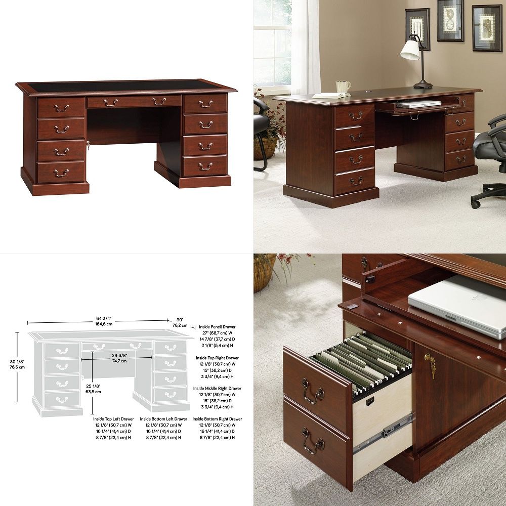 Home Office With Two Desks - مكتب لشخصين، مكتب طويل جدًا بطول