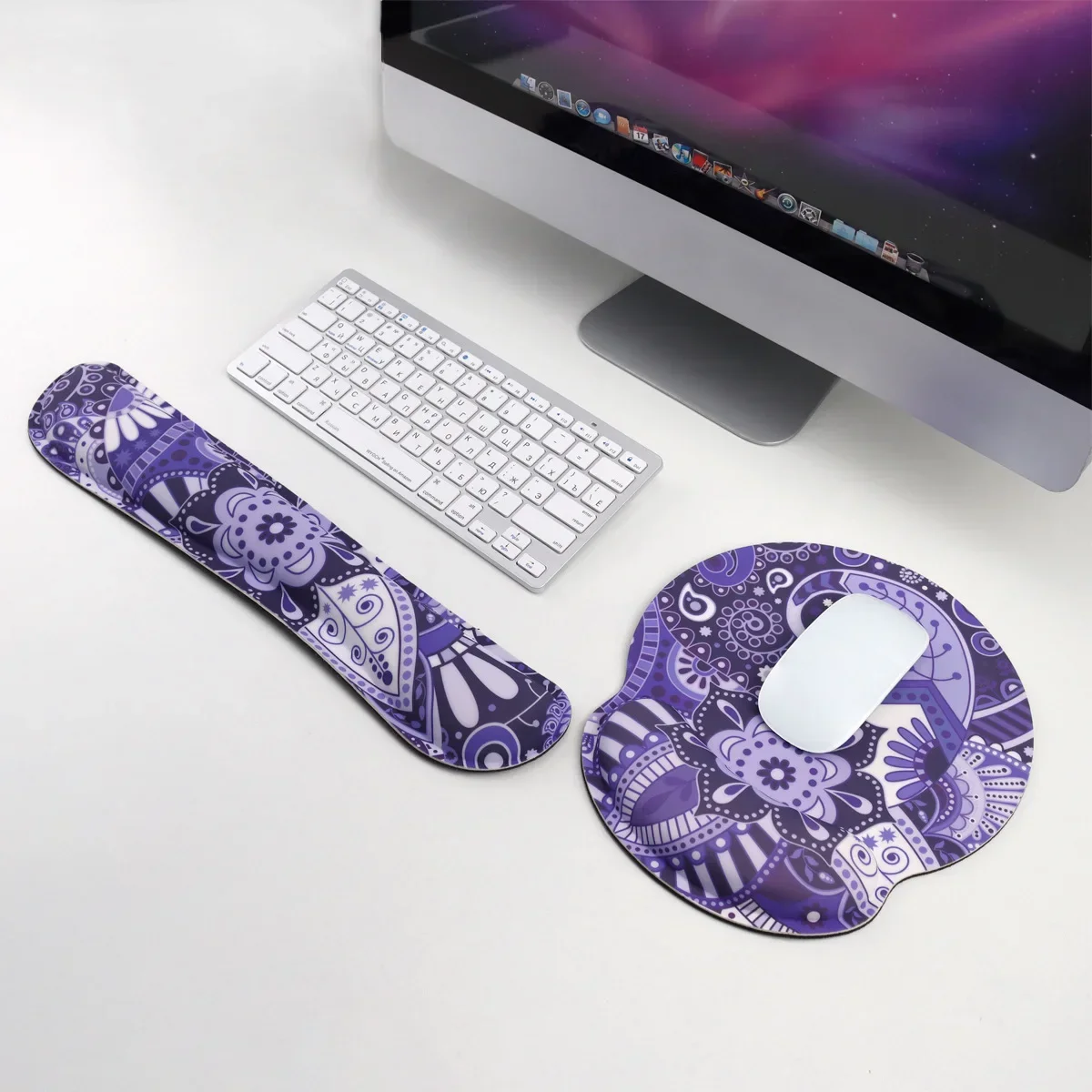 Wrist Rest Pad - لوحة ماوس مانعة الانزلاق مع قاعدة