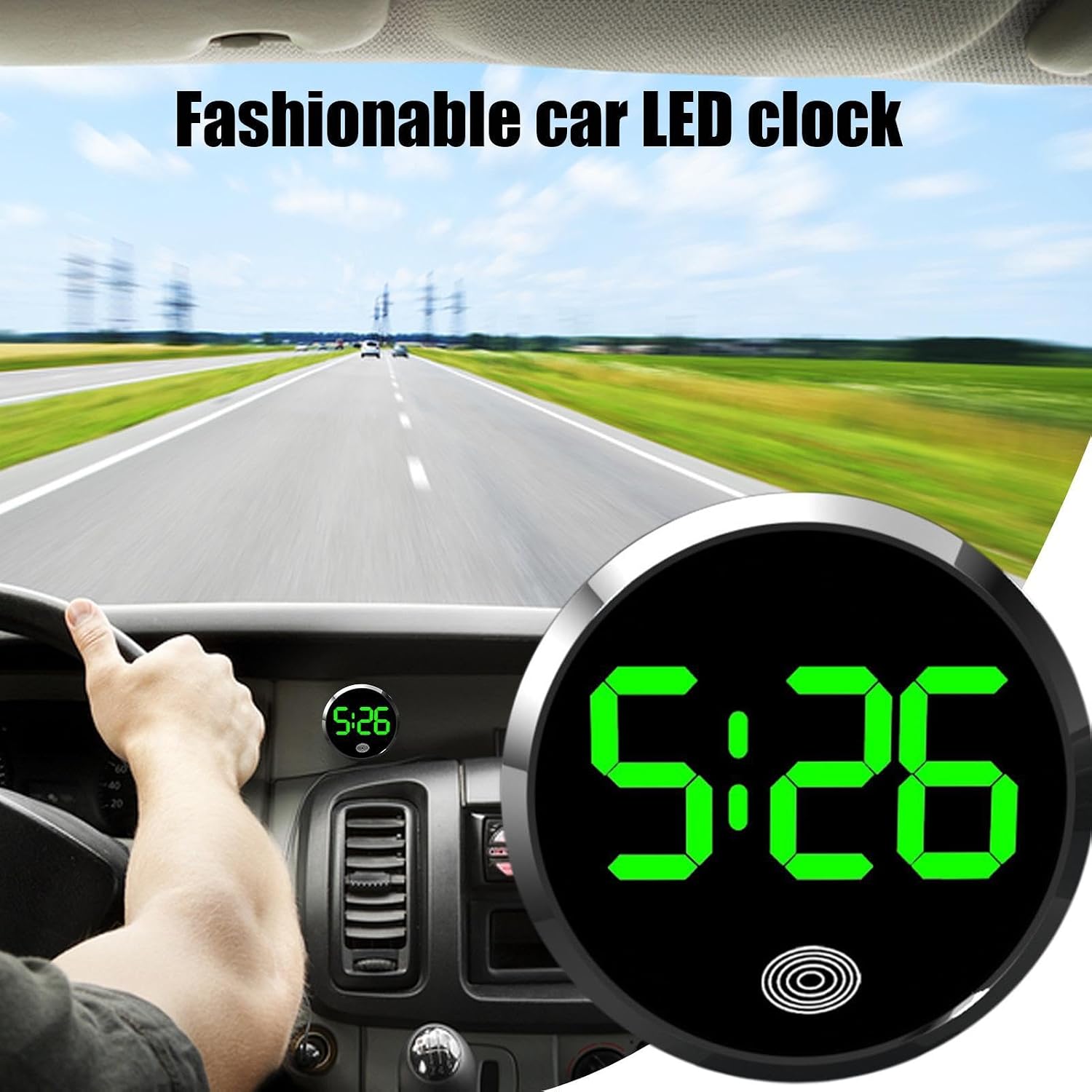 Led Desk Clock - ساعة رقمية عالمية للوحة القيادة في