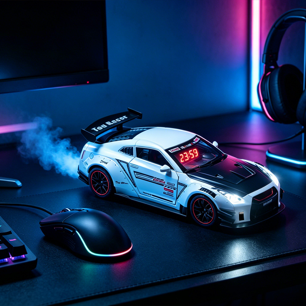 ساعة منبه LED قابلة لإعادة الش - مراجعة Led Desk Clock وسعره