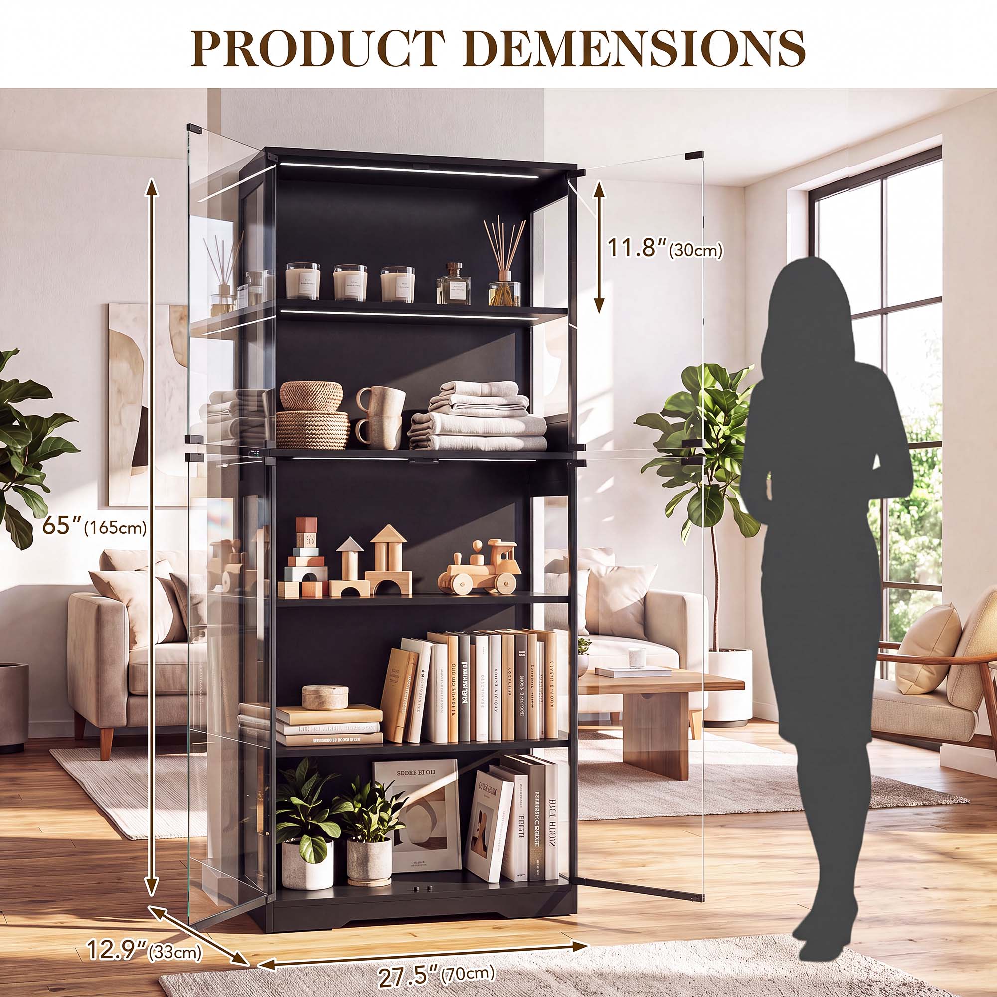 خزانة عرض TCGBKAF ذات 5 طبقات  - مراجعة Home Office Room وسعره