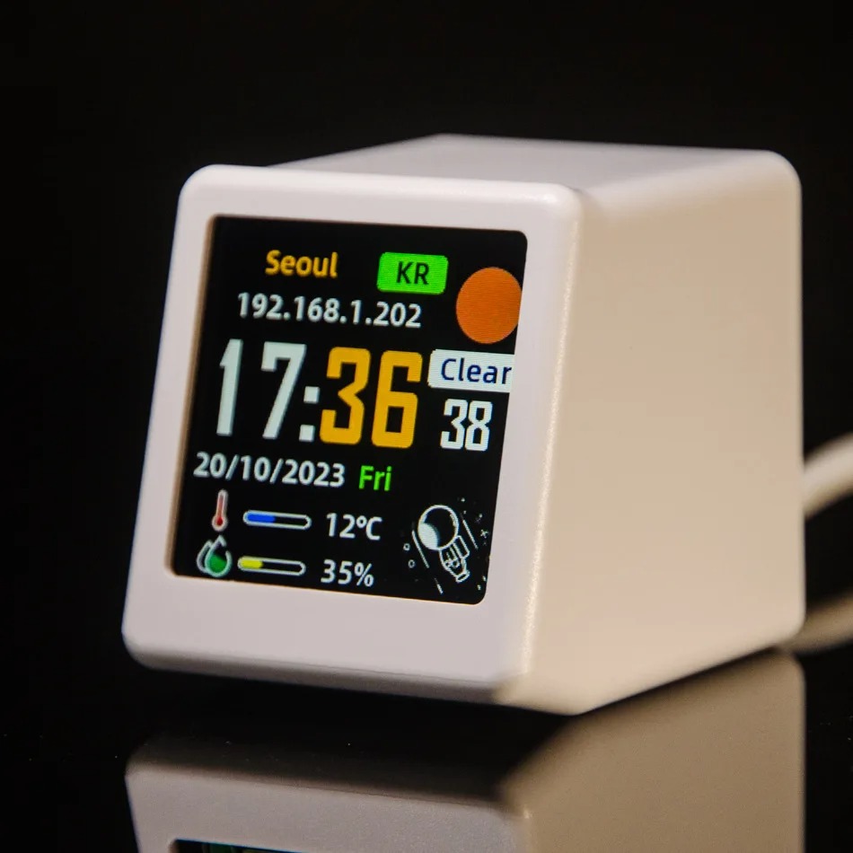 محطة طقس ذكية مع ساعة مكتبية ت - مراجعة Led Desk Clock وسعره