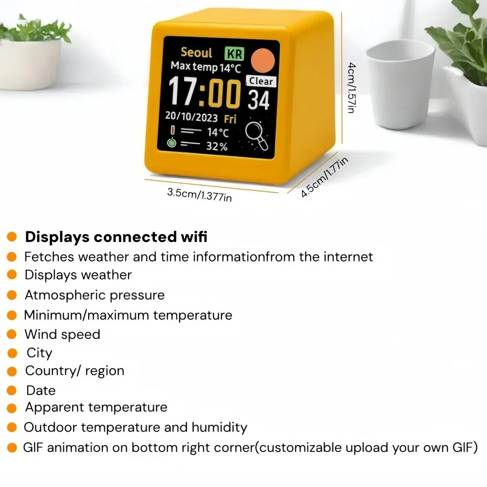 محطة طقس ذكية مع ساعة مكتبية ت - مراجعة Led Desk Clock وسعره