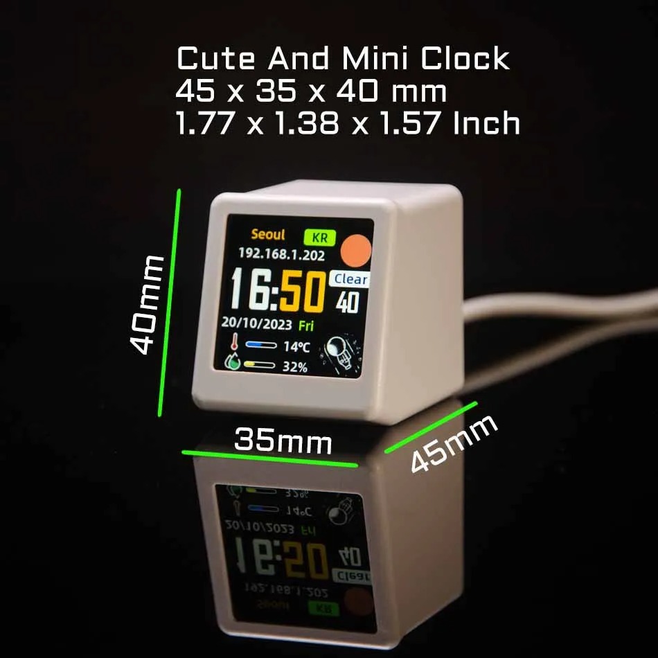محطة طقس ذكية مع ساعة مكتبية ت - مراجعة Led Desk Clock وسعره