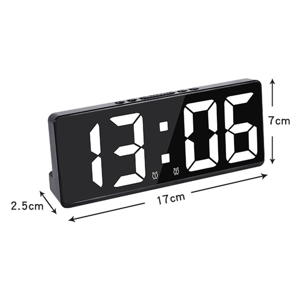التحكم الصوتي المنبه الرقمية T - مراجعة Led Desk Clock وسعره