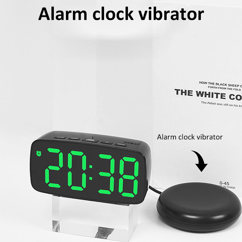 سوبر بصوت عال تهتز ساعة تنبيه  - مراجعة Led Desk Clock وسعره