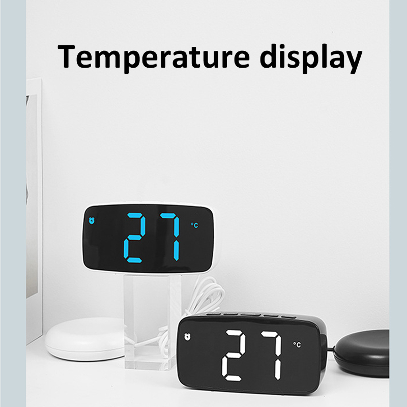 سوبر بصوت عال تهتز ساعة تنبيه  - مراجعة Led Desk Clock وسعره