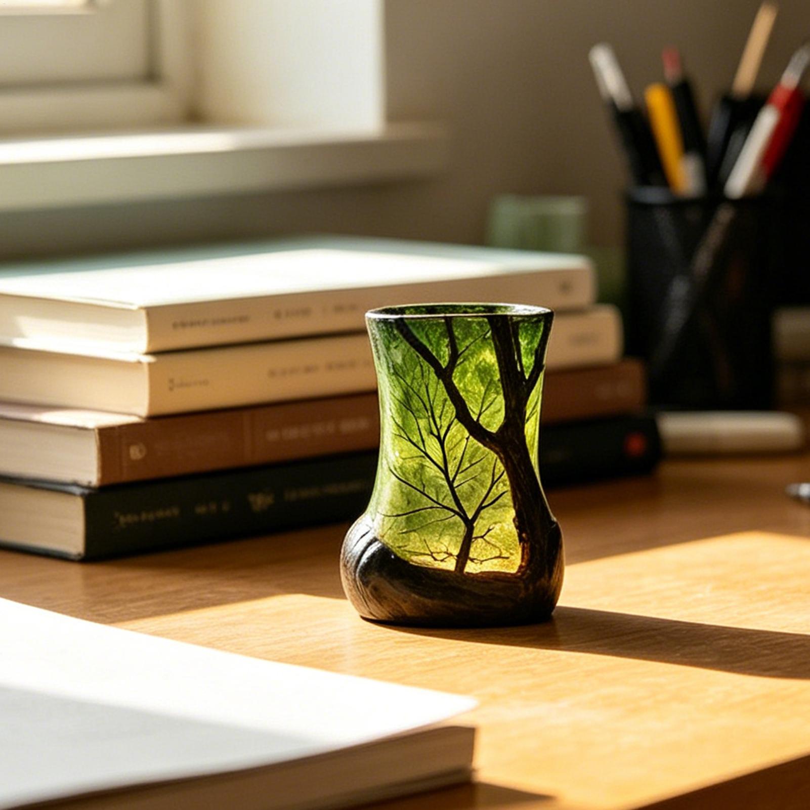مصباح طاولة جانبي على شكل غابة - مراجعة Home Office Room وسعره