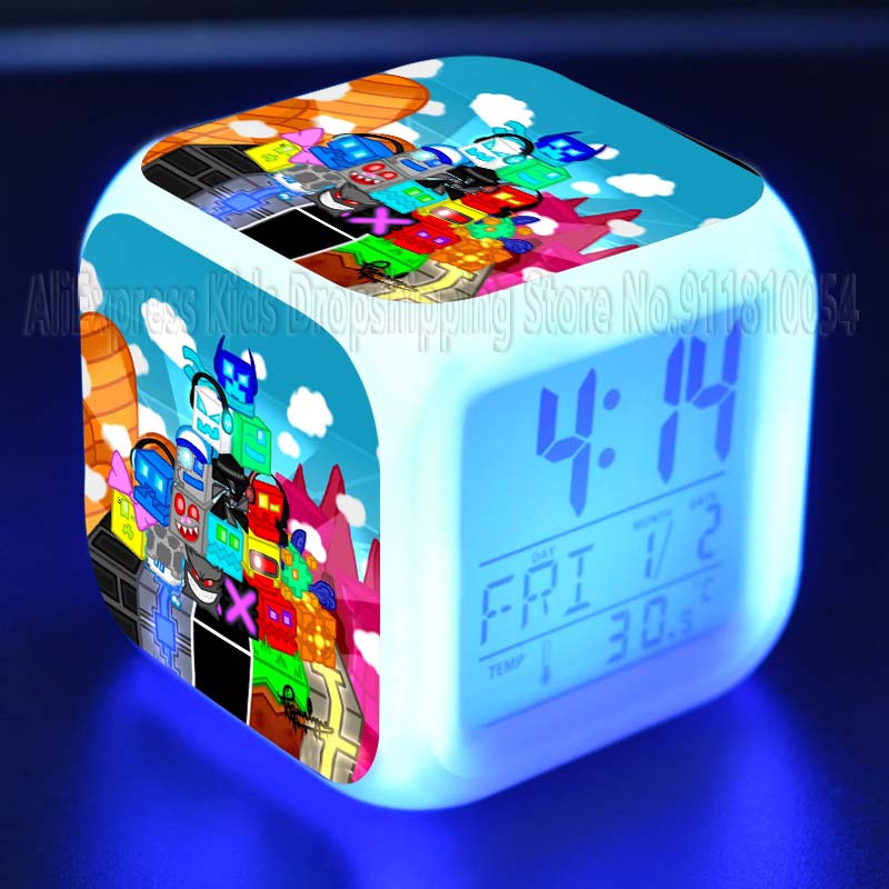 غاضب الهندسة داش منبهات لعبة ا - مراجعة Led Desk Clock وسعره