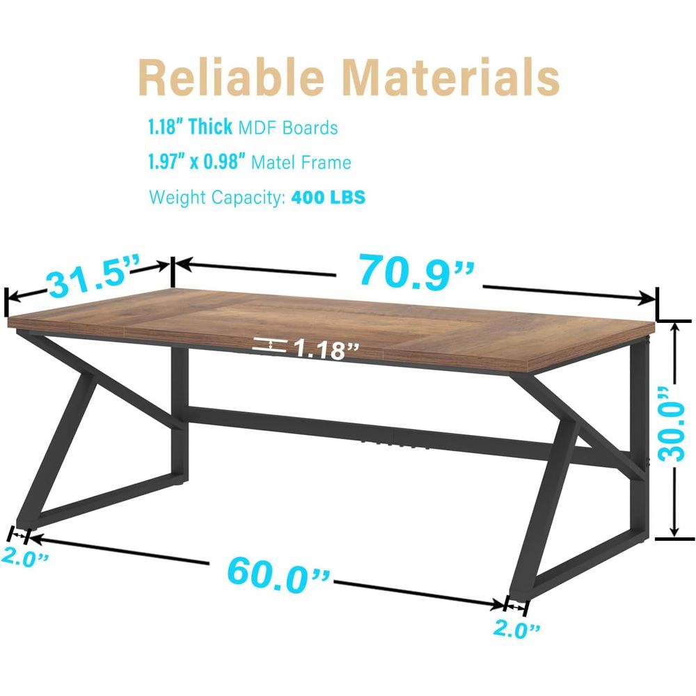 مكتب مزدوج طويل جدًا للمنزل وا - مراجعة Home Office With Two Desks وسعره