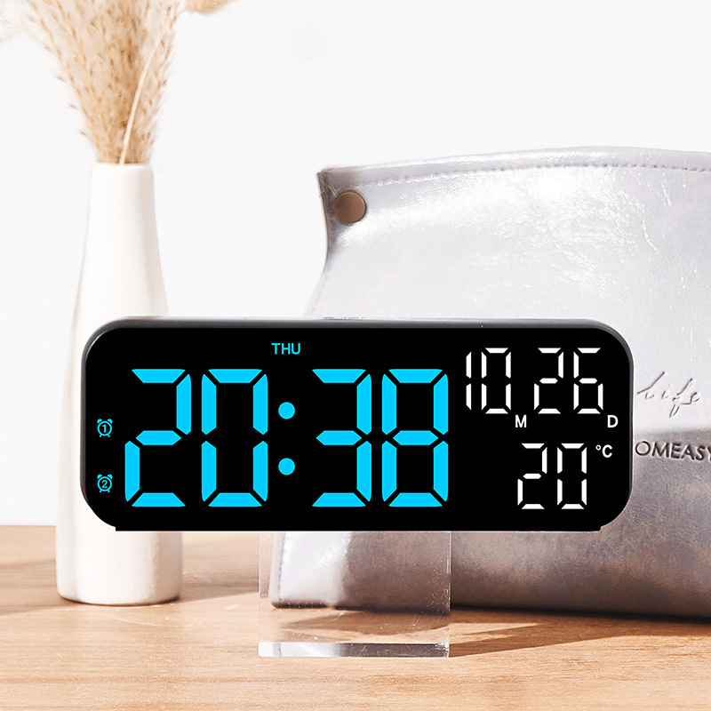 منبه رقمي LED متعدد الوظائف ،  - مراجعة Led Desk Clock وسعره
