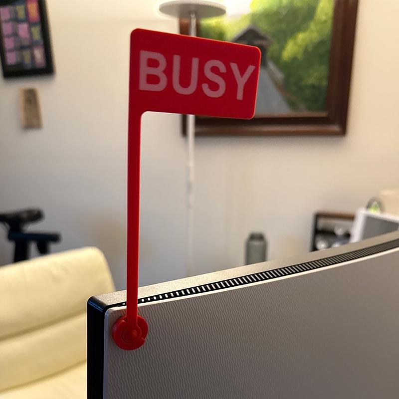 لافتة 'متصل/أنا مشغول' هدية فر - مراجعة Home Office Call Center وسعره