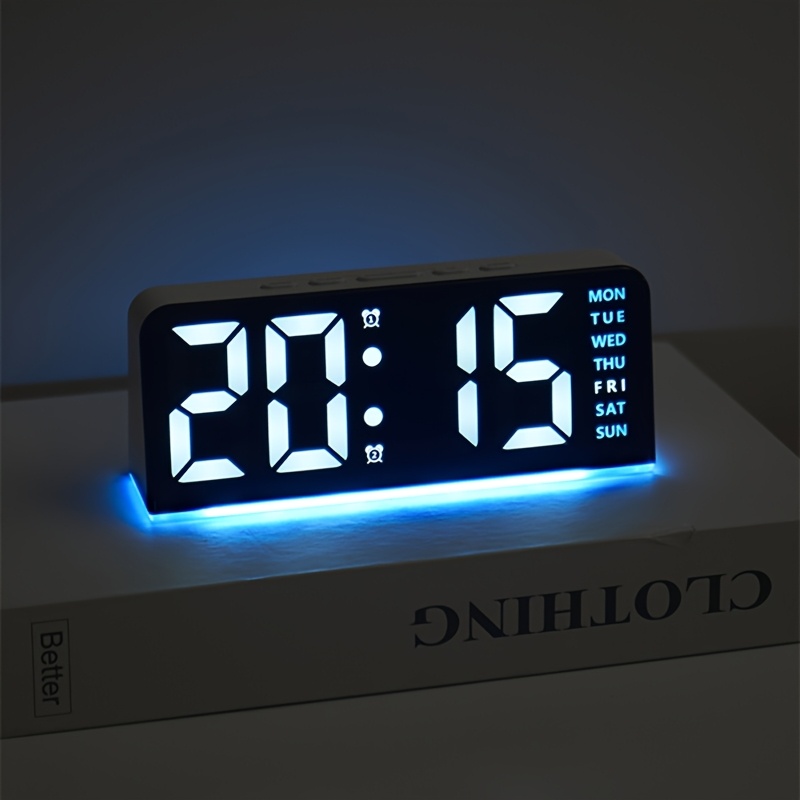 ساعة منبه رقمية LED لسطح المكت - مراجعة Led Desk Clock وسعره