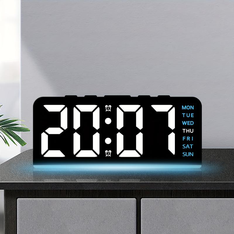 ساعة منبه رقمية LED لسطح المكت - مراجعة Led Desk Clock وسعره
