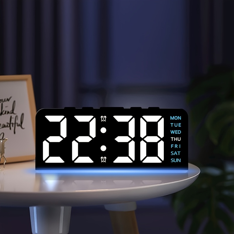 ساعة منبه رقمية LED لسطح المكت - مراجعة Led Desk Clock وسعره