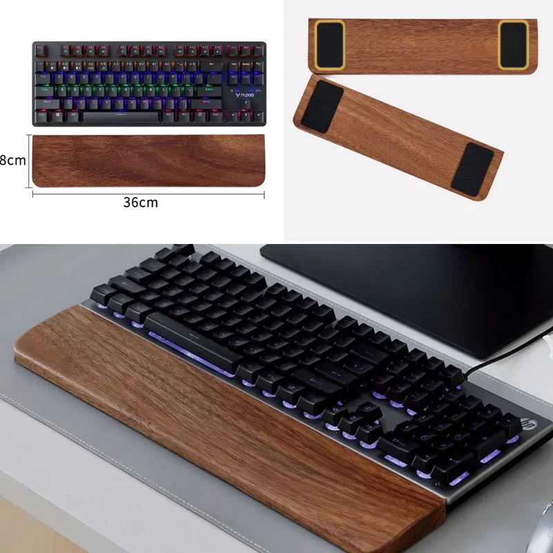 لوحة المفاتيح الخشبية الصلبة م - مراجعة Wrist Rest Pad وسعره