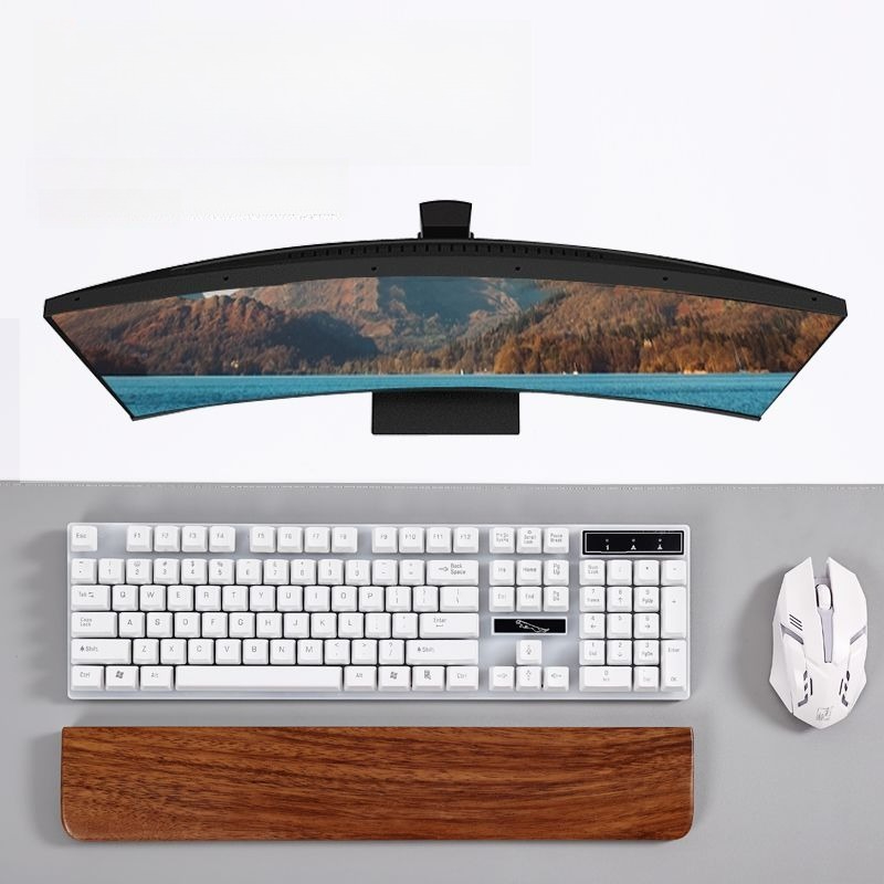 لوحة المفاتيح الخشبية الصلبة م - مراجعة Wrist Rest Pad وسعره