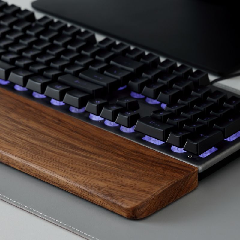 لوحة المفاتيح الخشبية الصلبة م - مراجعة Wrist Rest Pad وسعره
