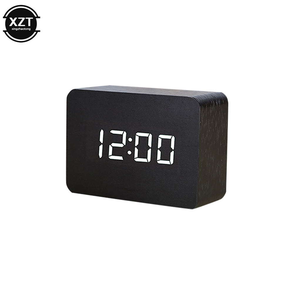ساعة منبه عصرية LED ساعة خشبية - مراجعة Led Desk Clock وسعره