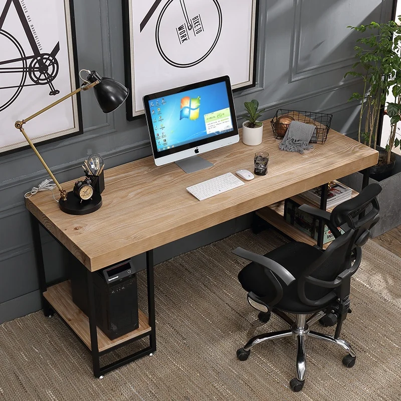 -مكتب كمبيوتر خشبي بمقعد واحد  - مراجعة Home Office Industrial Design وسعره