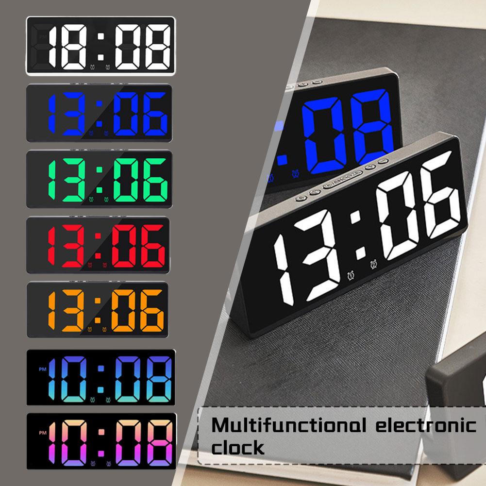 ساعة منبه رقمية LED مع التحكم  - مراجعة Led Desk Clock وسعره