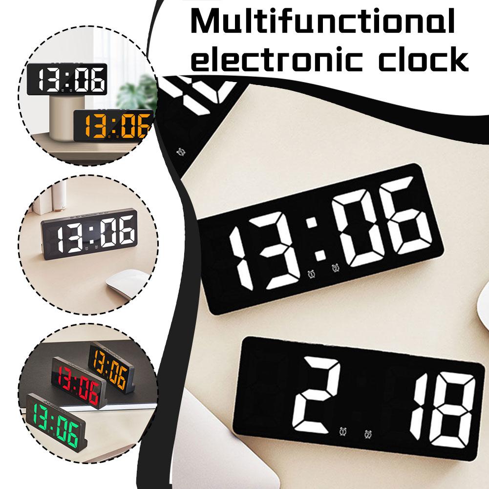 ساعة منبه رقمية LED مع التحكم  - مراجعة Led Desk Clock وسعره