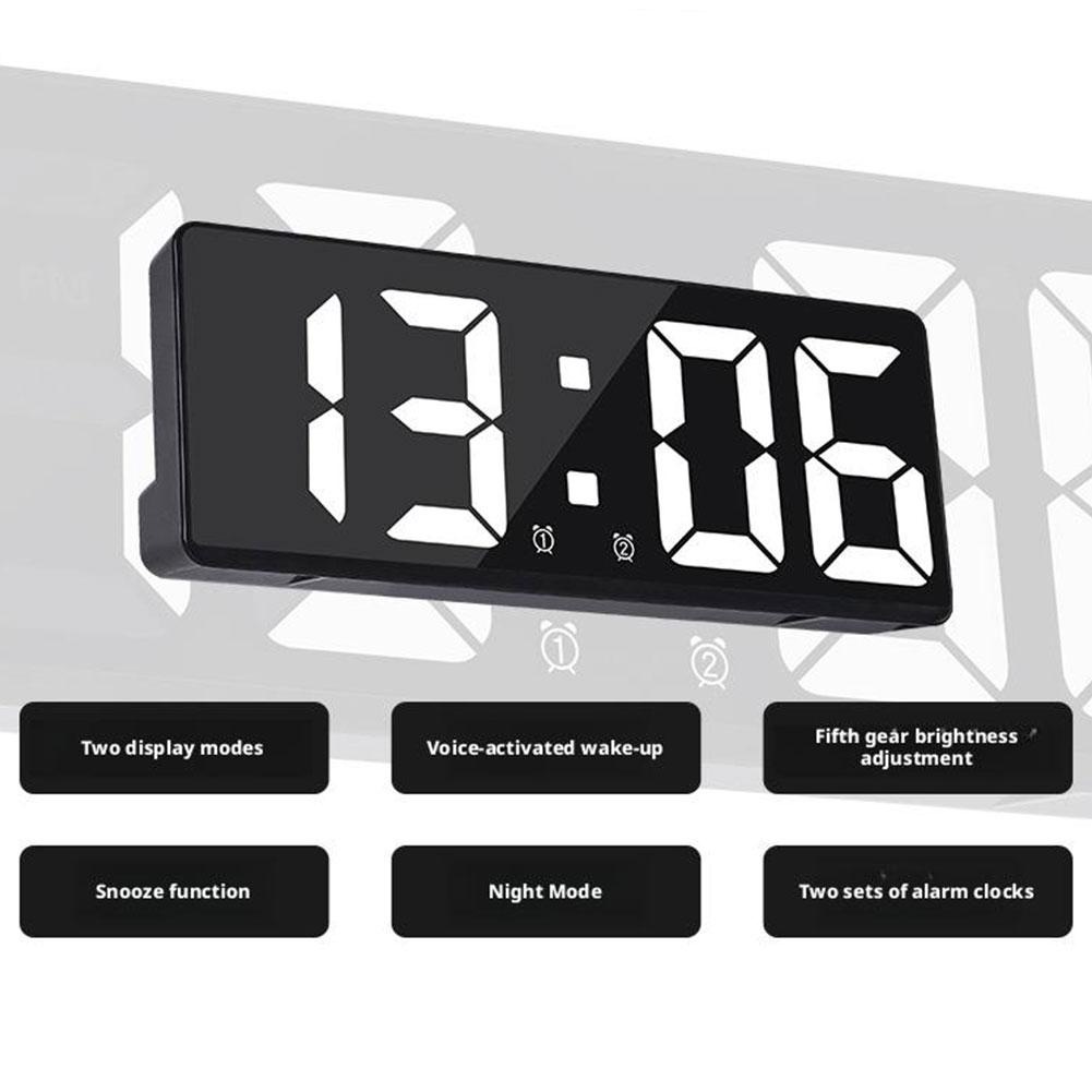 ساعة منبه رقمية LED مع التحكم  - مراجعة Led Desk Clock وسعره