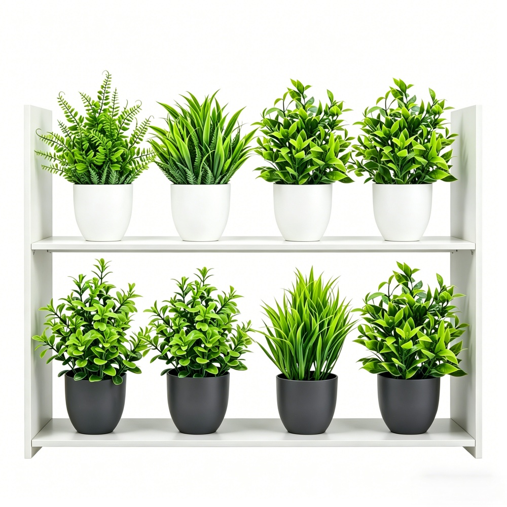 مجموعة من 4 نباتات اصطناعية صغ - مراجعة Home Office Word وسعره