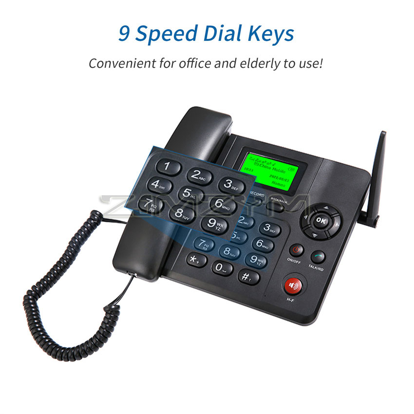 هاتف ثابت لاسلكي GSM ، بطاقة م - مراجعة Home Office Call Center وسعره