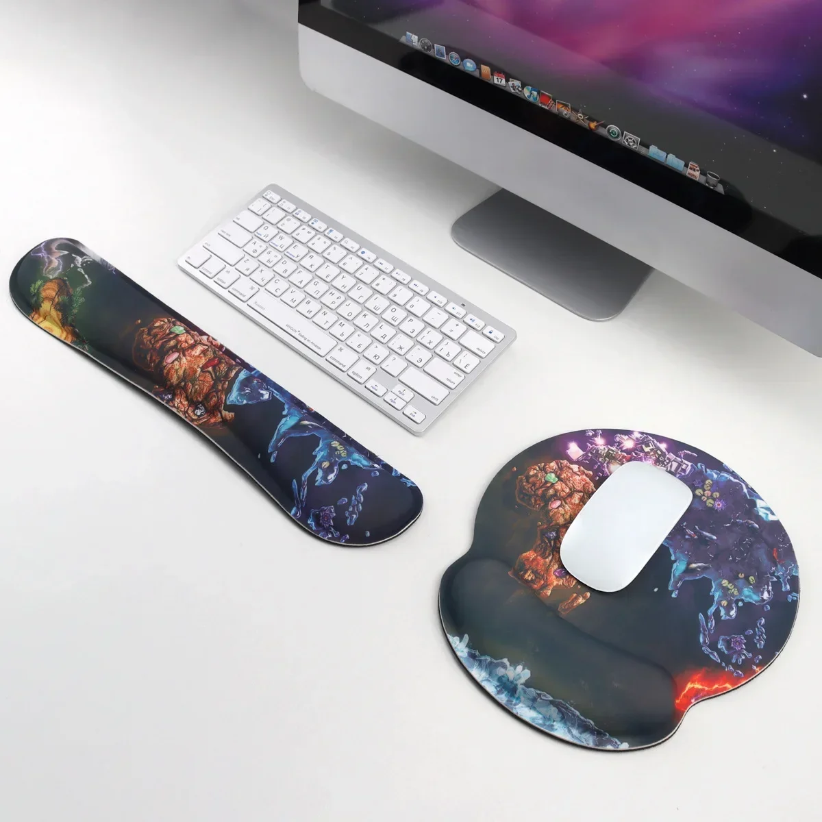 لوحة ماوس مانعة الانزلاق مع قا - مراجعة Wrist Rest Pad وسعره