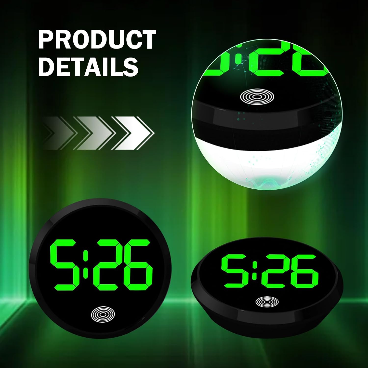 ساعة رقمية عالمية للوحة القياد - مراجعة Led Desk Clock وسعره